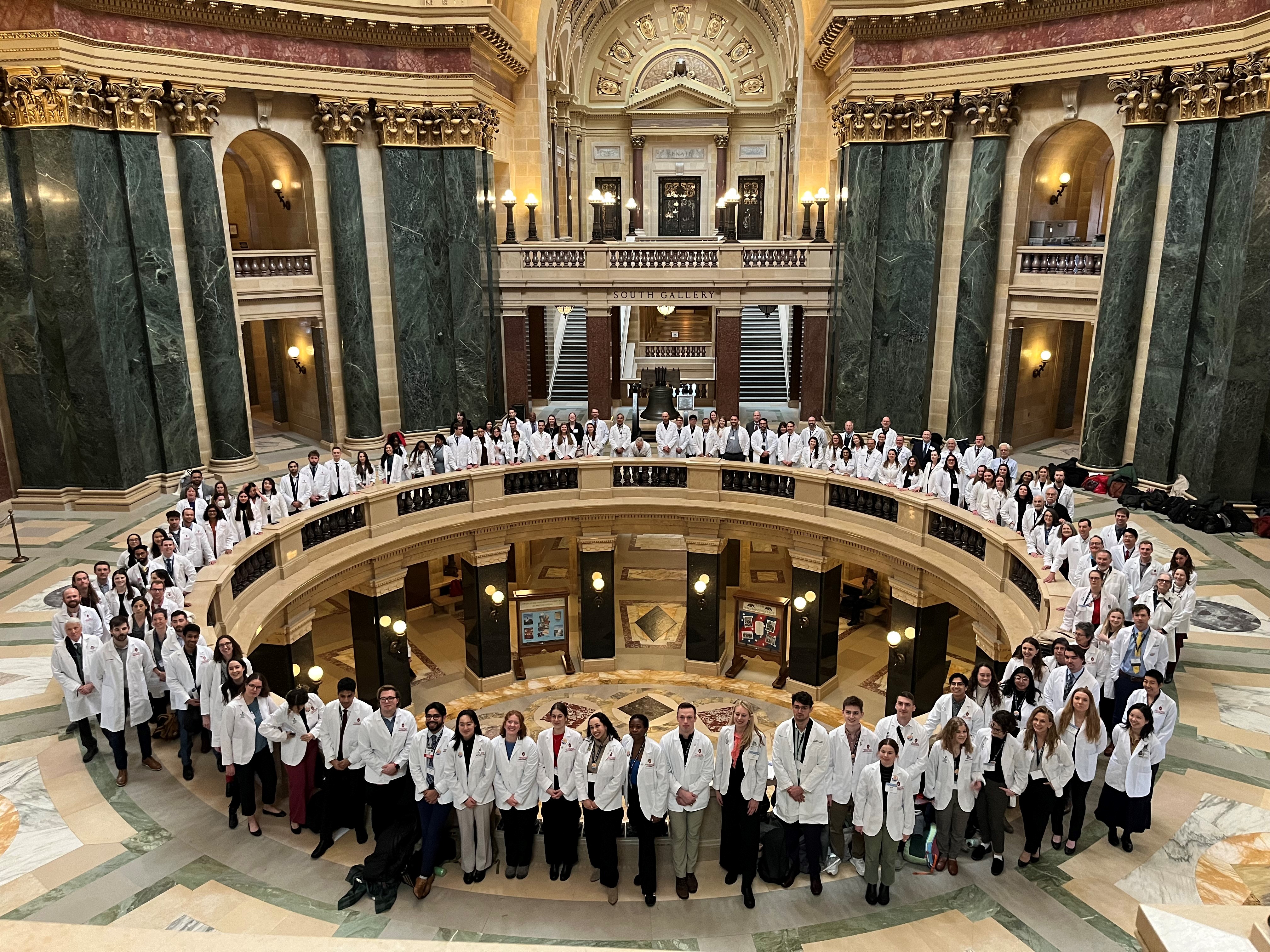 group of physicians at Capitol
