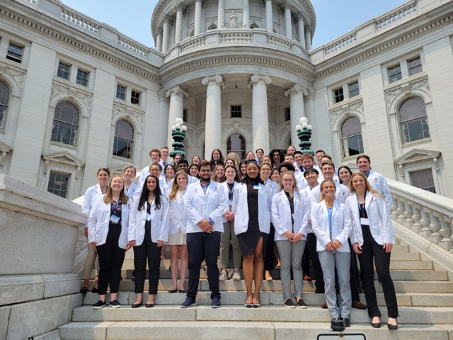group of physicians at Capitol