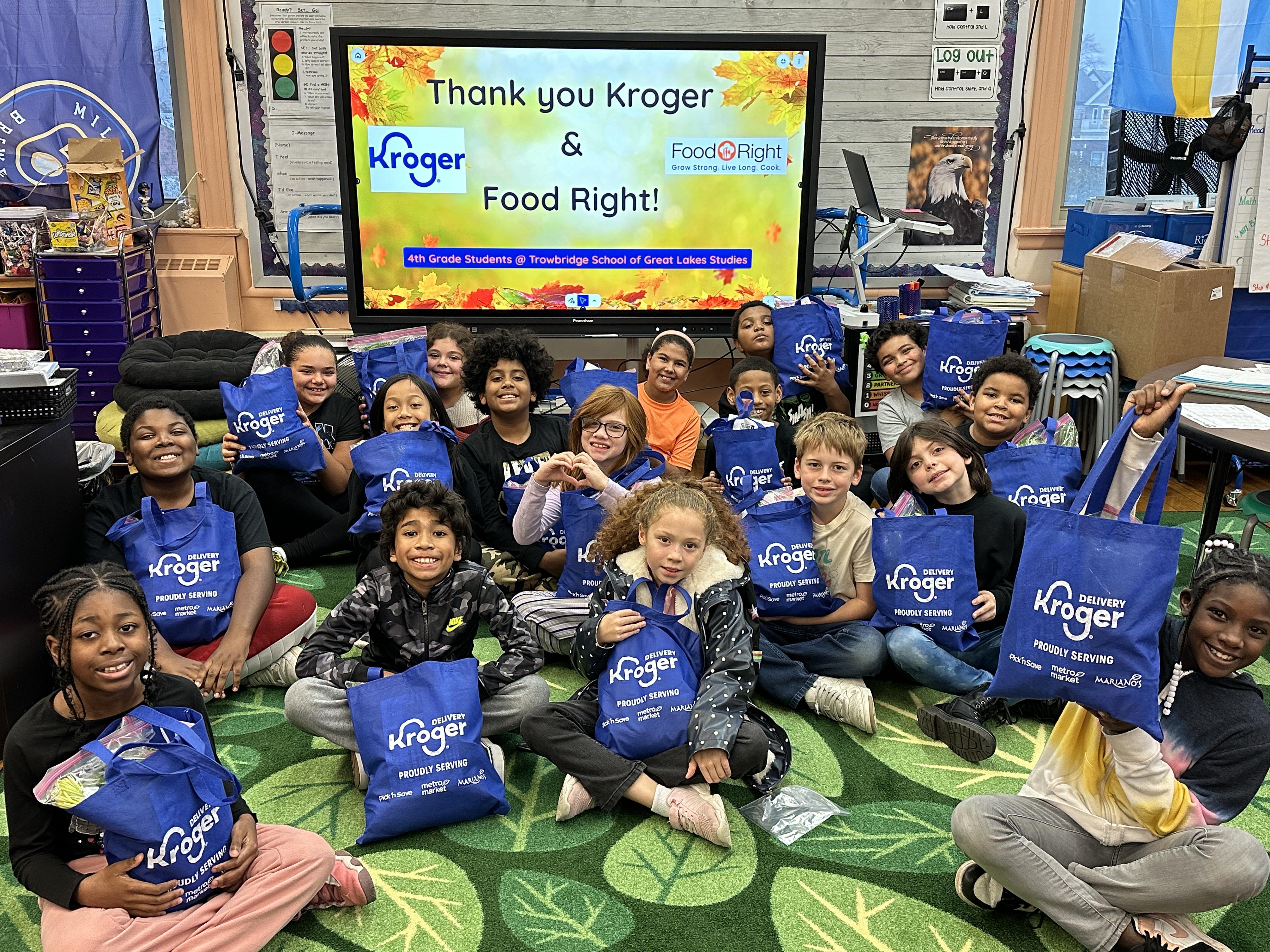 students with virtual cooking kits